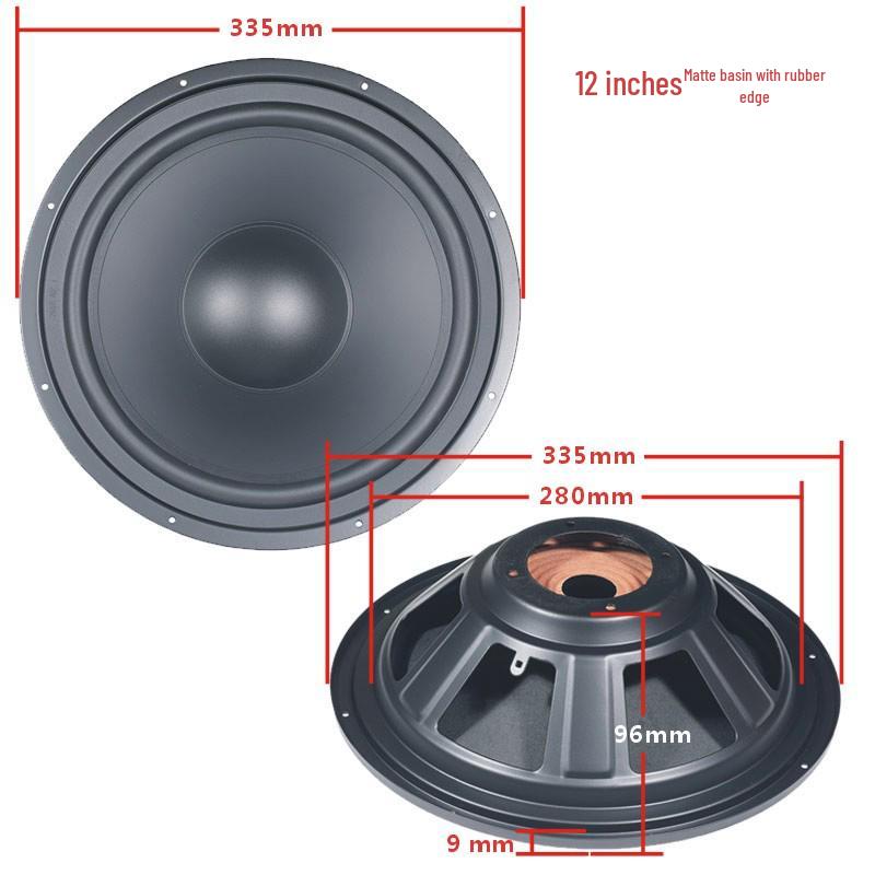 34568 Inch Passive Radiator Bass Speaker Unit