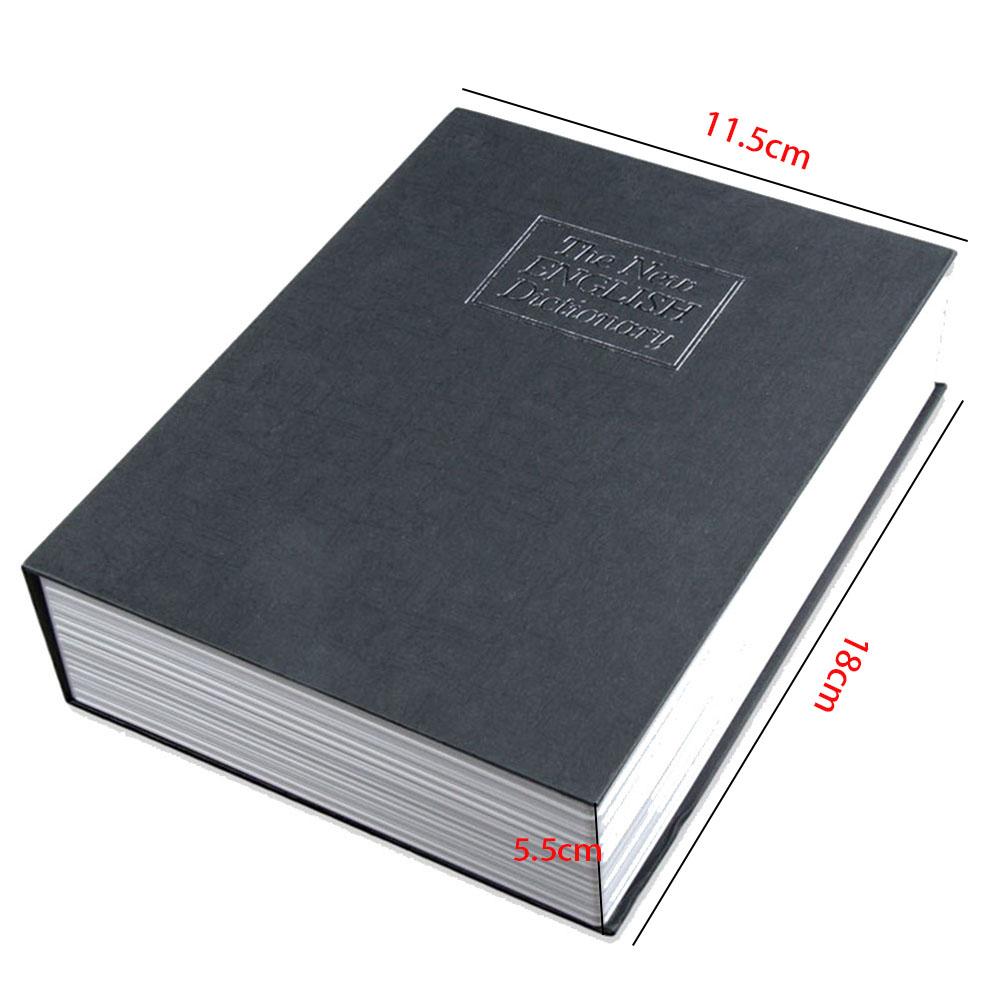 Book-Shaped Security Safe Box - Secret Storage for Money & Jewelry