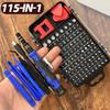 115 In 1 Mini Professional Magnetic Repair Tool Kit Multifunctional Precision Screwdriver Set for Phone Laptop Tablet PC Watch