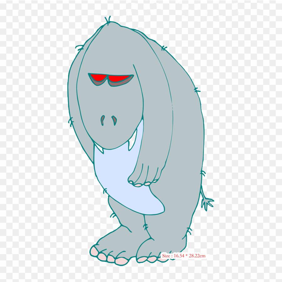 Head Iron on Heat Transfer Printing Vinyl Patches Sticker for Clothes DIY Appliques Washable Patches