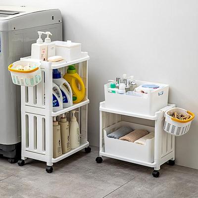 Multifunctional Bathroom Storage Trolley for Laundry Detergent and Supplies