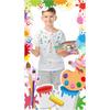 Ramka na fotobudkę Art Party Kolorowe Plamy Farby Rekwizyt Fotograficzny 70,87 cala Poliestrowy Baner Tło z Plamami Farby Na Urodziny