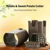 Manual Potato French Fry Cutter Stainless Steel Veggie Strip Slicer