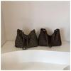 Casual Soft Textile Women's Shoulder Bag Large Capacity Adjustable Strap Leopard Print Bag Tote Handbag