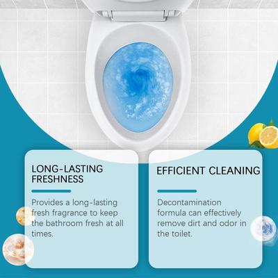Blue Bubble Toilet Cleaner Effervescent Toilet Bowl Cleaner Bathroom Tanks Deodorizer Wc Freshener Automatic Flushing Tablets