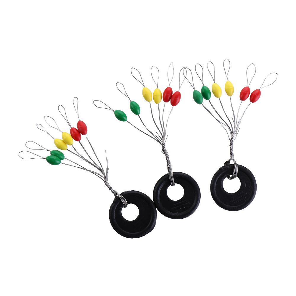 Fishing Stopper Floats Bal Float Rubber Fishing Space Beans Fish Beans Oval Float Float Beans