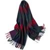 Milk camel pure wool scarf women's autumn and winter versatile thickened cashmere scarf new shawl dual-purpose