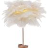 Romantic Feather Night Lights for Bedroom, Birthday, and Live Stream Ambiance