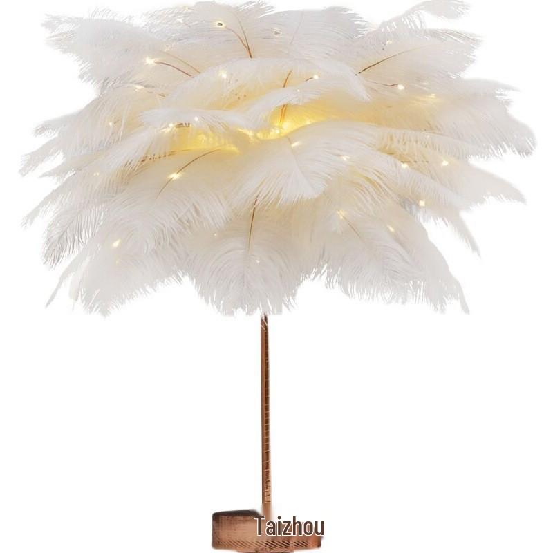 Romantic Feather Night Lights for Bedroom, Birthday, and Live Stream Ambiance