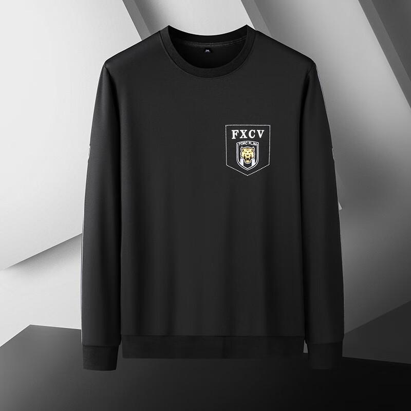 

Dibenze Men s Plus Size Round Neck Casual Printed Sweatshirt 8XL