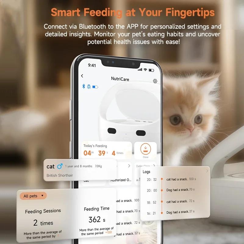 Smart Microchip Pet Timing Feeder Bowl Cats Dog Multi Pets Homes Intelligent Automatic Food Timed Feeder Supplies