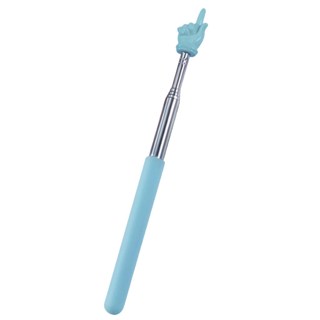 Telescopic Teaching Pole Classroom Indicator Stick For Reading And Learning Creative Finger Shape Teaching Stick School Supplies