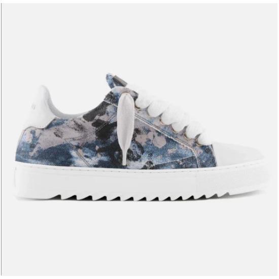 Baskets pour Hommes Chaussures en Toile Peintes à la Main Tendance Mode Chaussures de Skateboard Personnalisées