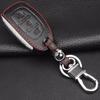 jingyuqin 3 Buttons Remote Leather Car Key Case Cover For Hyundai Porter Grandeur HB20 Solaris IX25 ix35