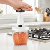 Hand-pulled Manual Garlic Chopper Stainless Steel Vegetables Cutter Garlic Masher  Cooking
