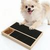 Wooden Dog Scratch Board Wear-resistant Nail Trim Pad Drawer Snack Box  Pet Grooming