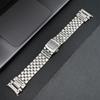 Men Stainless Steel Strap for Samsung Galaxy Watch Ultra 47mm Solid Metal Bracelet for Galaxy Ultra 47mm NO Gaps Curved End Band