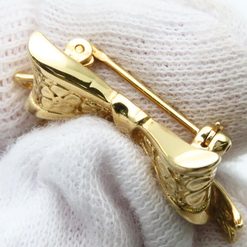 Used Wedgwood Brooch Jasper metal 7.0g gold blue plating