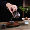 BRJapanese Style Rust Glazed Teapot Creative Ceramic Kung Fu Tea Set Office Portable Small Teapot Retro Tea Ceremony AccessoriesEY