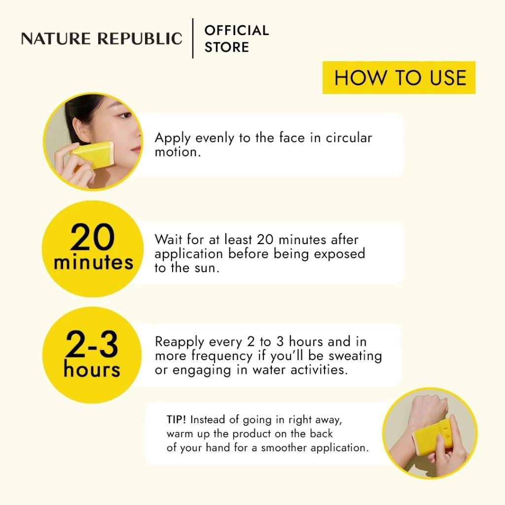 Nature Republic California Aloe Fresh Powdery/Cooling Watery Sun Stick 24g SPF50+ PA++++ SUNBLOCK