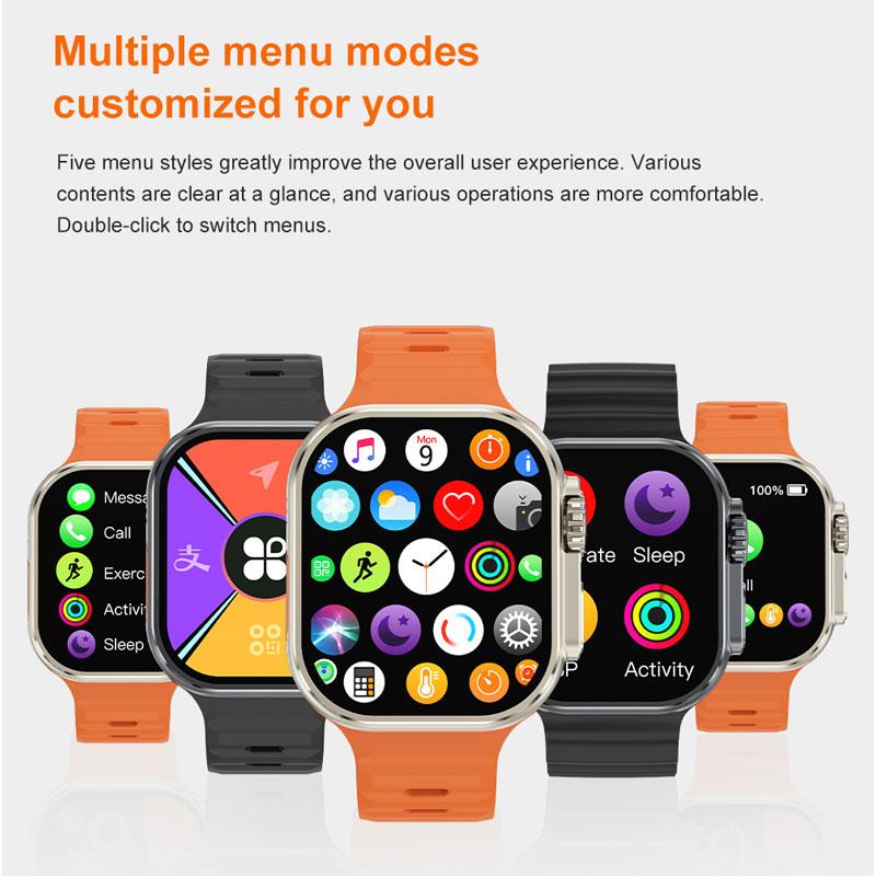 2025 NOVÉ IW9 PRO Chytré hodinky Muži Ženy 2,04 palcový HD AMOLED GPS Trajektorie NFC BT Hovor Měření srdeční frekvence Spánek Zdraví Monitorování Chytré hodinky Dárek