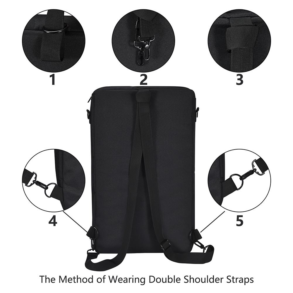 Portable DJ Disc Player Carrying Case for Pioneer DDJ-400 DDJ-FLX4 Dustproof Carrying Storage Bags Scratch-resistant Accessories