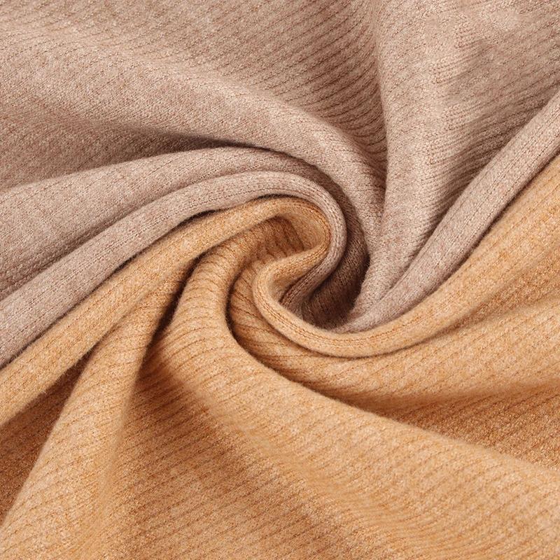 100x160cm Elastic Imitation Cashmere Knitted Fabric Woolen Spandex Thick Rib Fabric For Diy Sewing Winter Warm Cardigan Sweaters