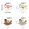 Cartoon Animal Brooch Zinc Zinc Zinc Alloy Steed Brooch Exquisite Pony Badge Pins  Backpack Decoration
