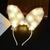 Light-Up Bunny Ears Glow Headband - Perfect for Children's Toys, Night Market Stalls, and Bar Decorations