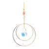 Pegador de Sol de Cristais Coloridos, Pegador de Sol Pendurado com Corrente, Ornamento de Sino de Vento com Bolas de Cristal para Janela Casa Jardim Dia de Natal Festa Casamento