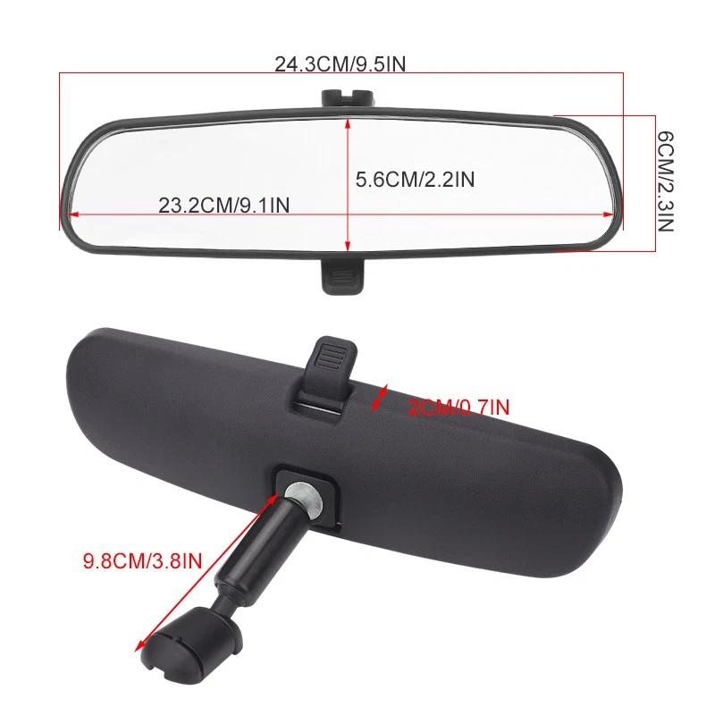 6U5Z17700B For 2001-2022 Ford Escape Transit Connect Manual Rear View Mirror Assembly 6U5Z-17700-B 6U5A-17700-AA 6U5Z 17700-B