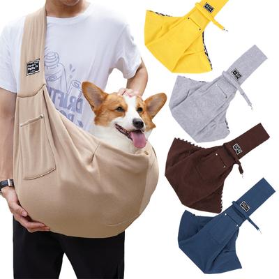 Cotton Comfortable Dog Bag Pet Out Crossbody Shoulder Bag Outdoor Travel Portable Cat Puppy Sling Bag Tote Pet Carrying Supplies