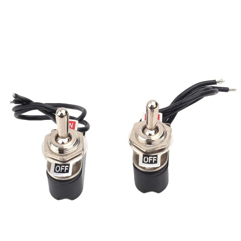 1PC AC 250V 6A On/Off Prewired Standard Toggle Switch With Wire Cable KNS-1 SPST Contacts Switch Electrical Equipment Switches4