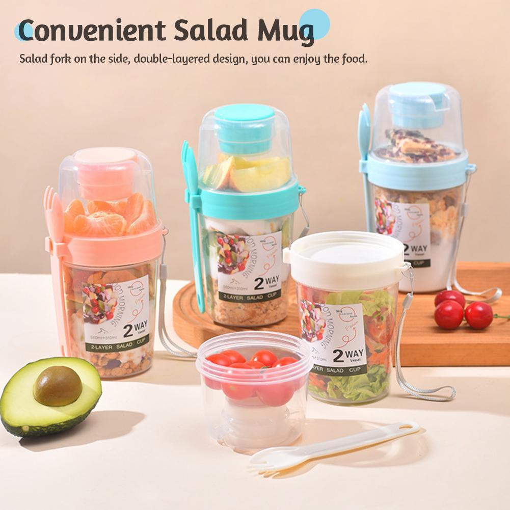 4Pcs Overnight Oats Jar with Lid and Spoon Overnight Oats Container Breakfast Container for School Office China Mainland