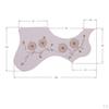 Guitar Pickguard for 40" 41" Acoustic Guitar, with Flower Pattern