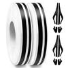 Spurtar Sticker, Car Sticker, Black Pinstripe Sticker, Applicable To Motorcycles,