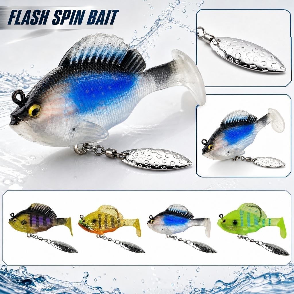 10g Tail Soft Fishing - Weedless Swimbait, Glitter , Casting (3rd )