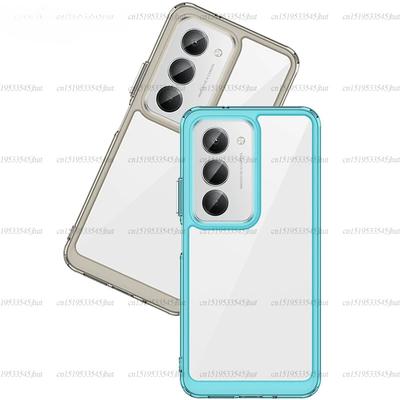 Skaidrus dėklas Xiaomi Redmi 15 dėklui Smūgiams atsparus silikoninis spalvotas dangtelis Redmi 15 dėklas Redmi 15 smūgiams atsparus telefono dėklas