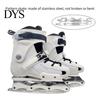 Seguro 1 Par Lâmina de Patins Forte Antiderrapante Aço Inoxidável Resistente à Corrosão Inquebrável Patins Substituição para Sapatos de Patinação