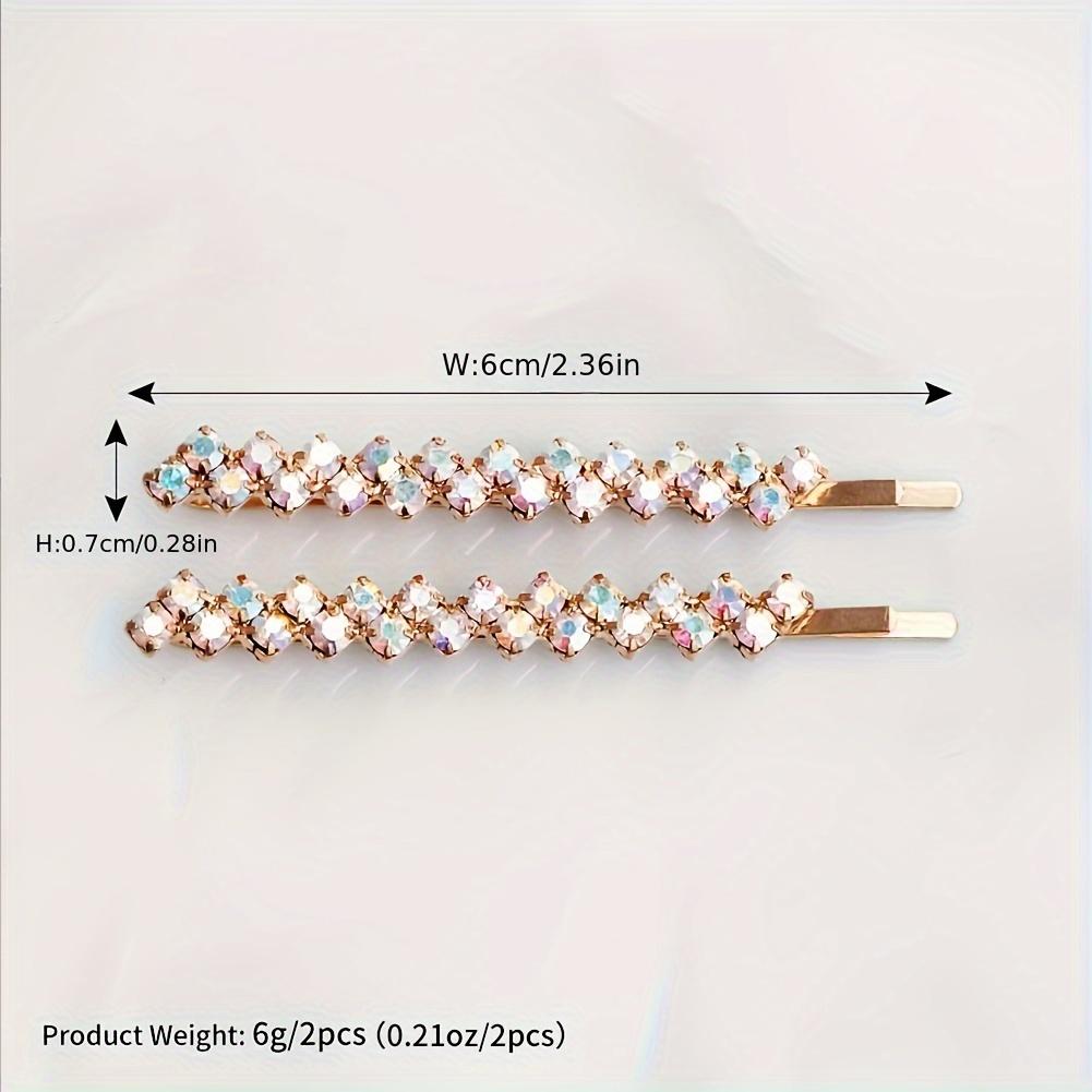 Sparkling Rhinestone Hair Clip Perfect for Bridal Weddings, Parties, and Cosplay Costumes