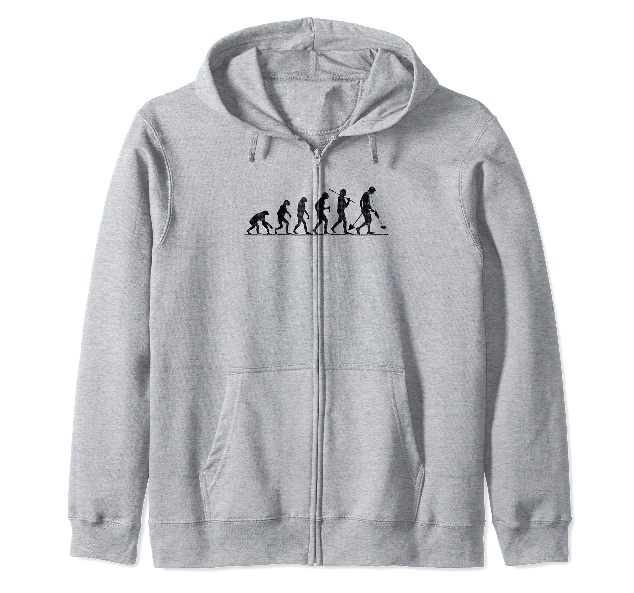 

The Evolution of Metal Detectors Gold Coin Treasure Hunter Zip Hoodie