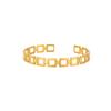 Bowknot Bangle Bracelet for Women Gold Color Stainless Steel Geometric Cuff Bangles Fashion Party Aesthetic Jewelry Gift