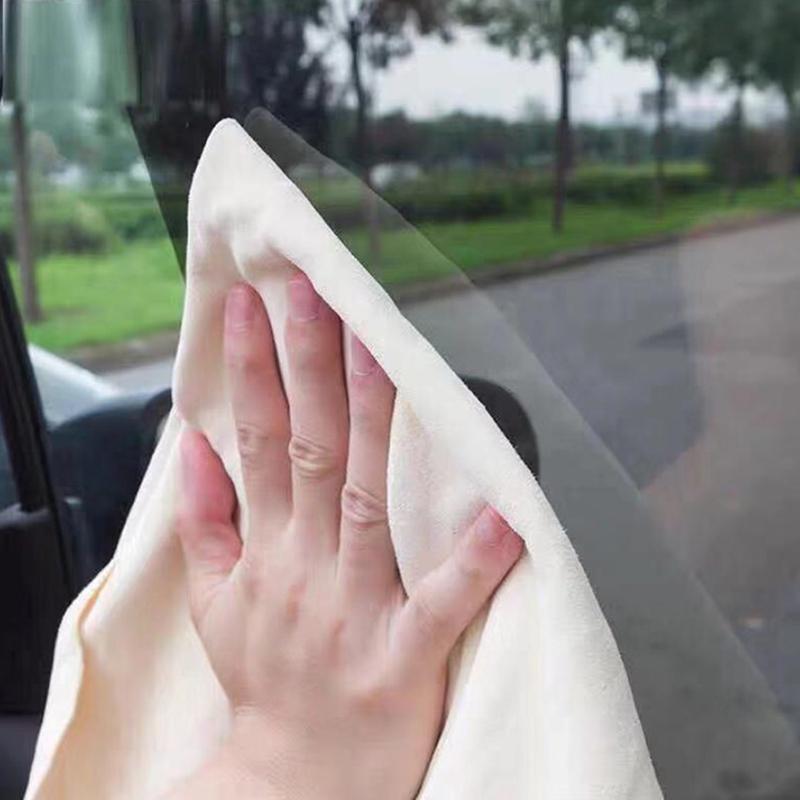 Car Cleaning Cloth Chamois Leather Car Wash Towel Absorbent Car Glass Clean