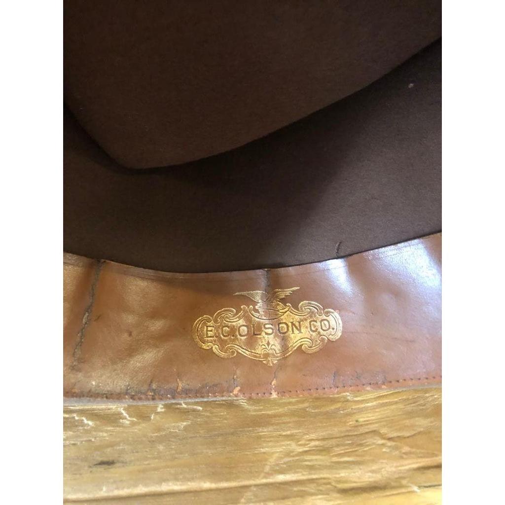 Used mallory cravenetted hat 58 stetson