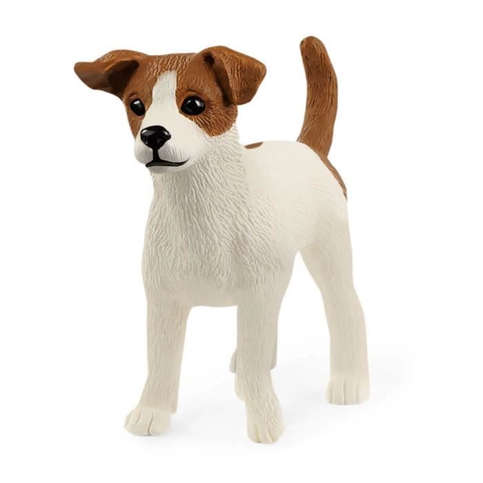 Play Figure - SCHLEICH - Jack Russell Terrier - Brown and White - Realistic Details