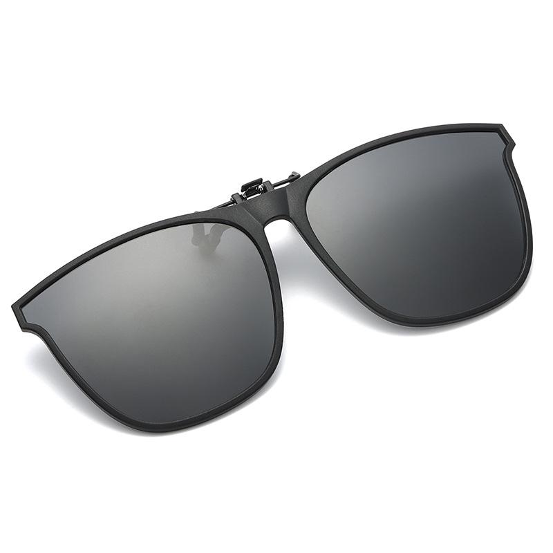 Polarized Clip On Sunglasses Men Women Pochromic Car Driver Goggles Night Vision Glasses Anti Glare Vintage Square Glasses