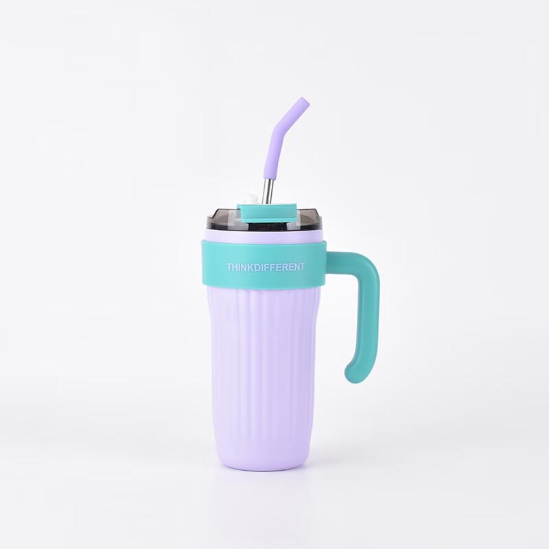 DuoLi 316 Stainless Steel Insulated Tumbler with Straw, 860ml