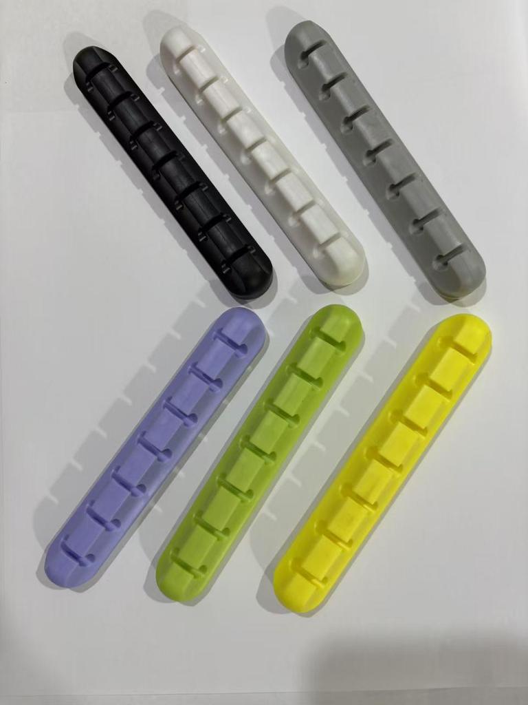 Cross-border Silicone Cable Protector & Organizer Clip for Desk or Car Use - Self-adhesive Winder