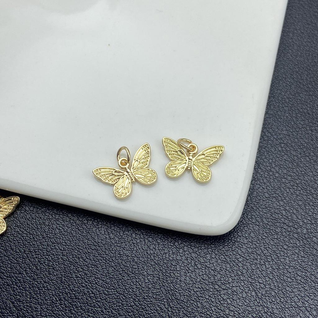 Color-Preserving Butterfly Pendant for DIY Jewelry, Nail Art, Bracelets & Necklaces