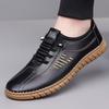 Fashion Big Size Fashion Casual Soft Leather Shoes for Men Solid Color Light Driving Shoes Male Spring Autumn New Designer Shoe Man